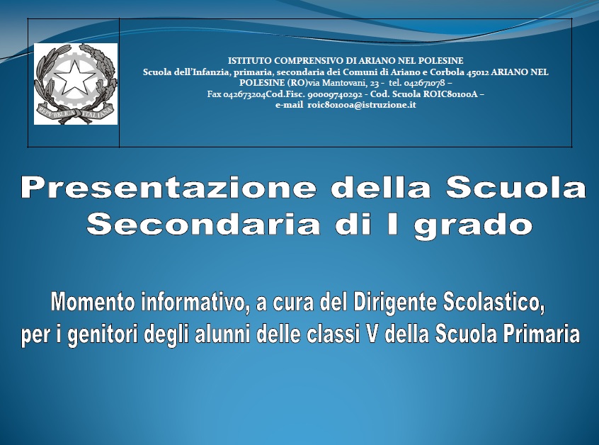 presentazione.della.scuola.secondaria.di.primo.grado